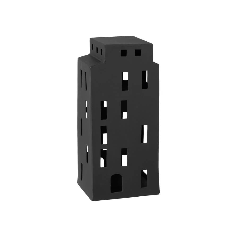 Villeroy & Boch Windlicht Haus Christmas Chic Schwarz Aluminium