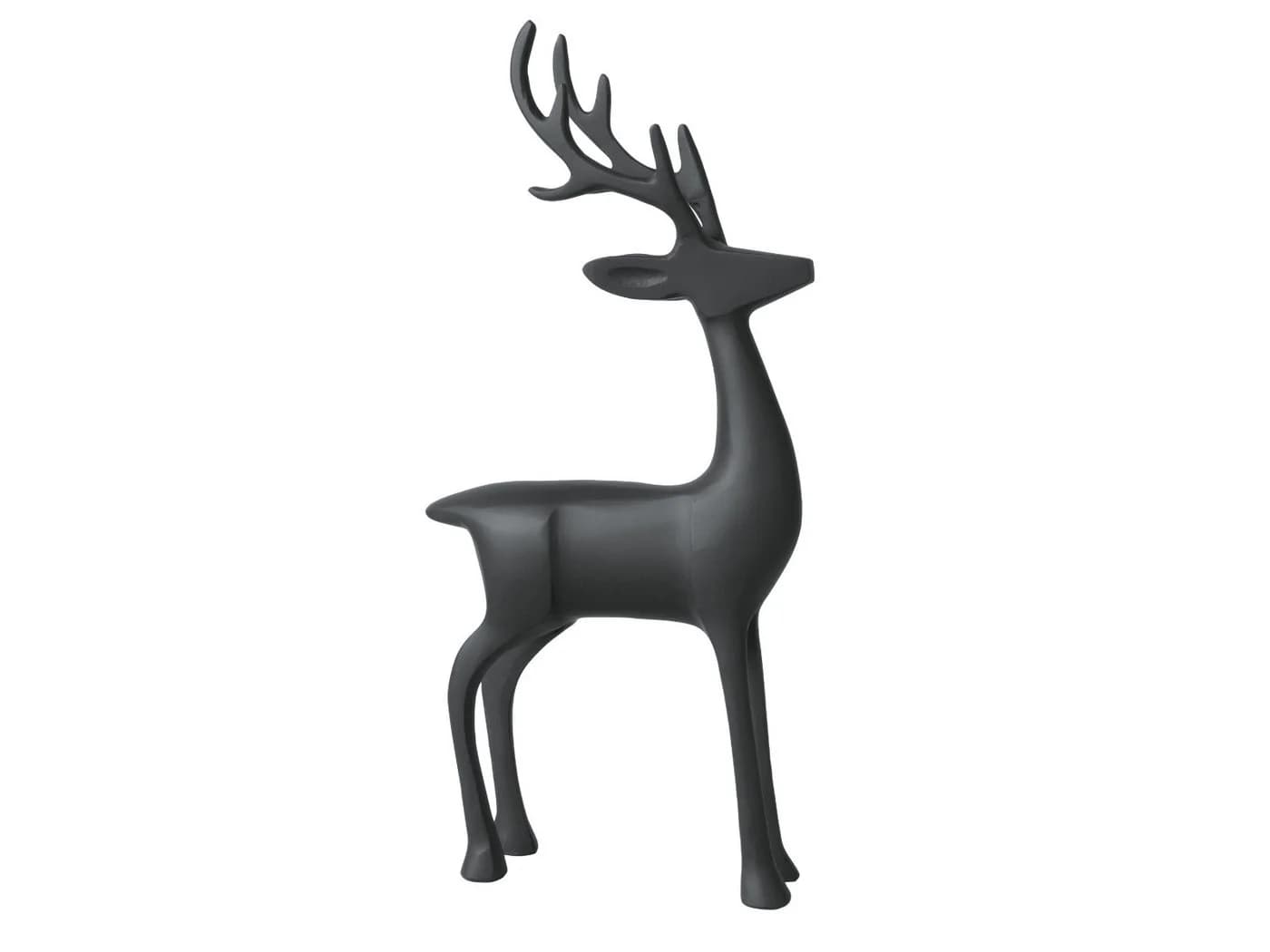 Villeroy & Boch Weihnachtsfigur Christmas Chic Hirsch Schwarz Aluminium - Bild 2