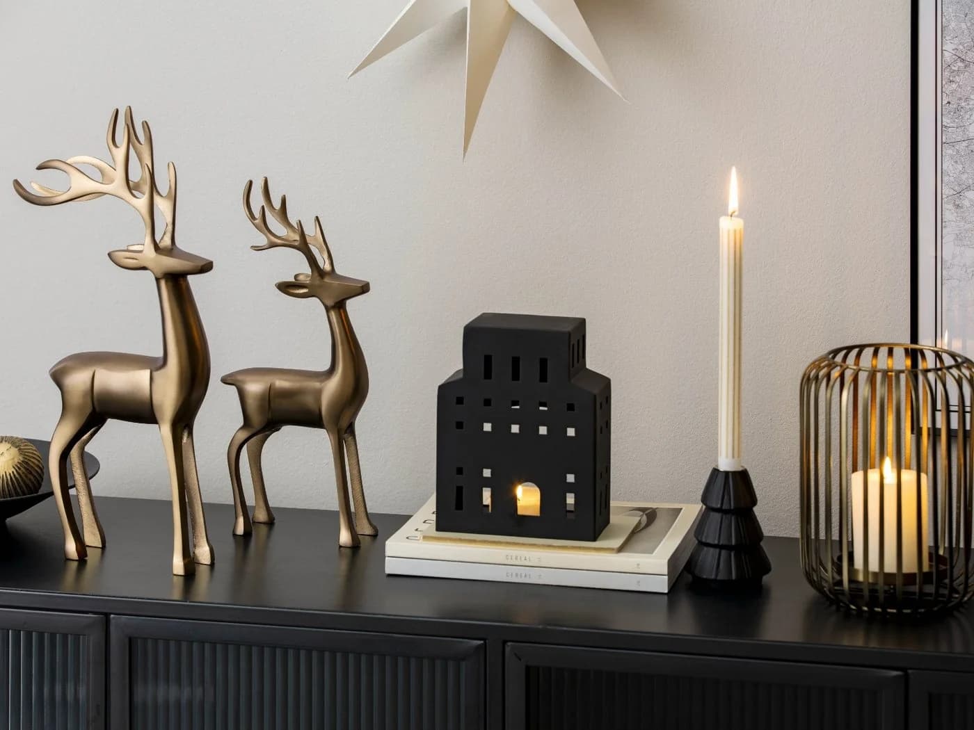 Villeroy & Boch Weihnachtsfigur Christmas Chic Hirsch Gold