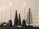Villeroy & Boch Weihnachtsfigur Christmas Chic Schneemann Schwarz Bild 1