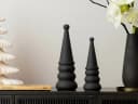 Villeroy & Boch Weihnachtsfigur Christmas Chic Schneemann Schwarz Bild 3