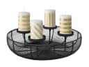Villeroy & Boch Adventskranz Christmas Chic rund schwarz Metall Bild 2