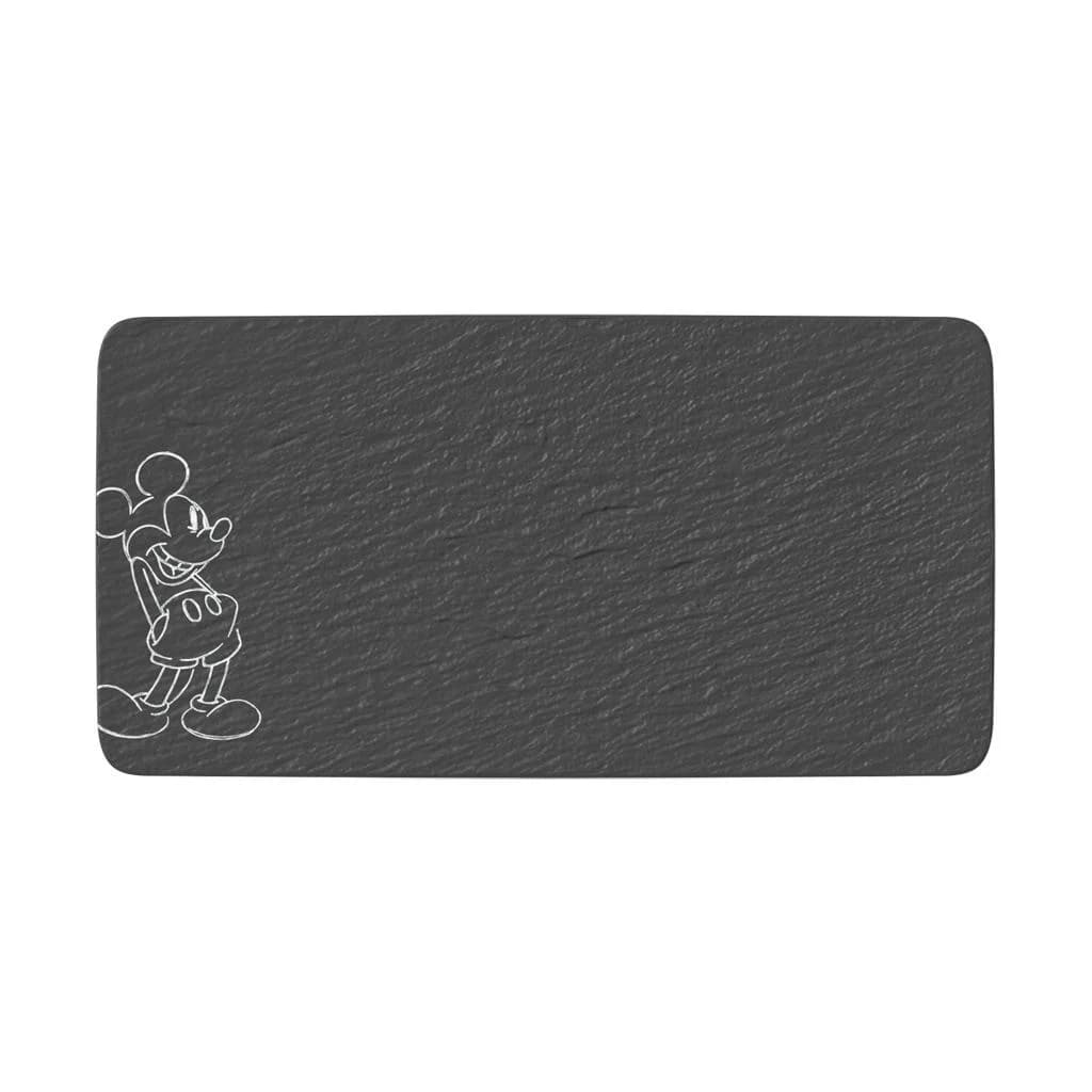 Villeroy & Boch Servierplatte Manufacture Rock Mickey Mouse Schwarz