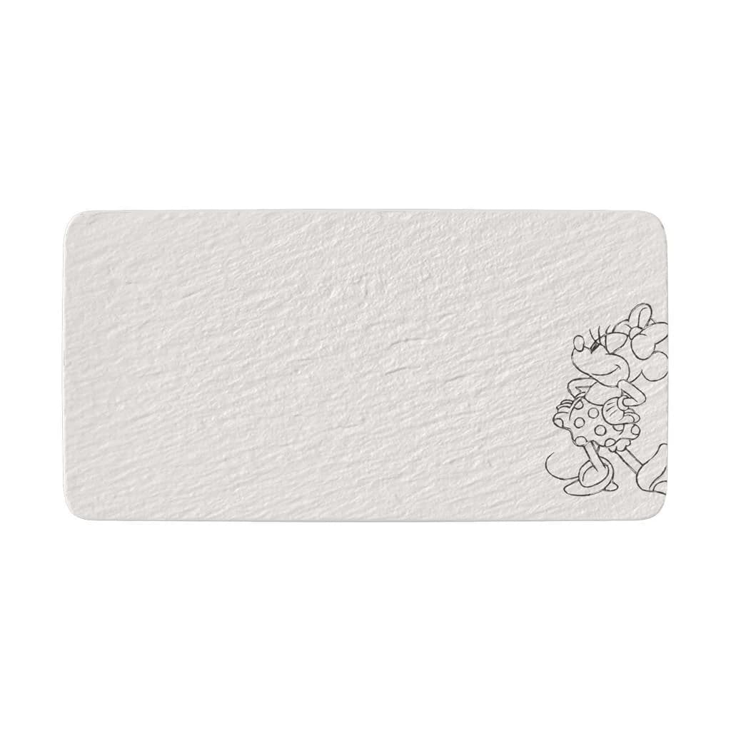 Villeroy & Boch Servierplatte Manufacture Rock Blanc Mickey Mouse Weiß