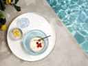 like. by Villeroy & Boch Frühstücksteller Perlemor Aqua 24cm Blau Bild 3