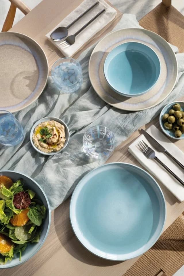 like. by Villeroy & Boch Frühstücksteller Perlemor Aqua 24cm Blau - Bild 5