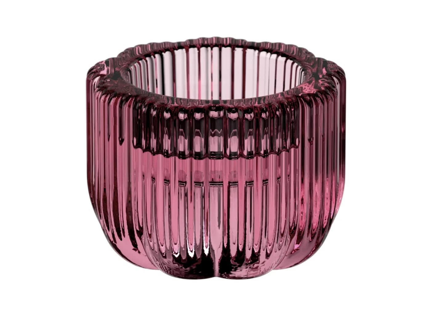 Villeroy & Boch Kerzenständer Fleur cassis 2-in-1 Pink Glas - Bild 2