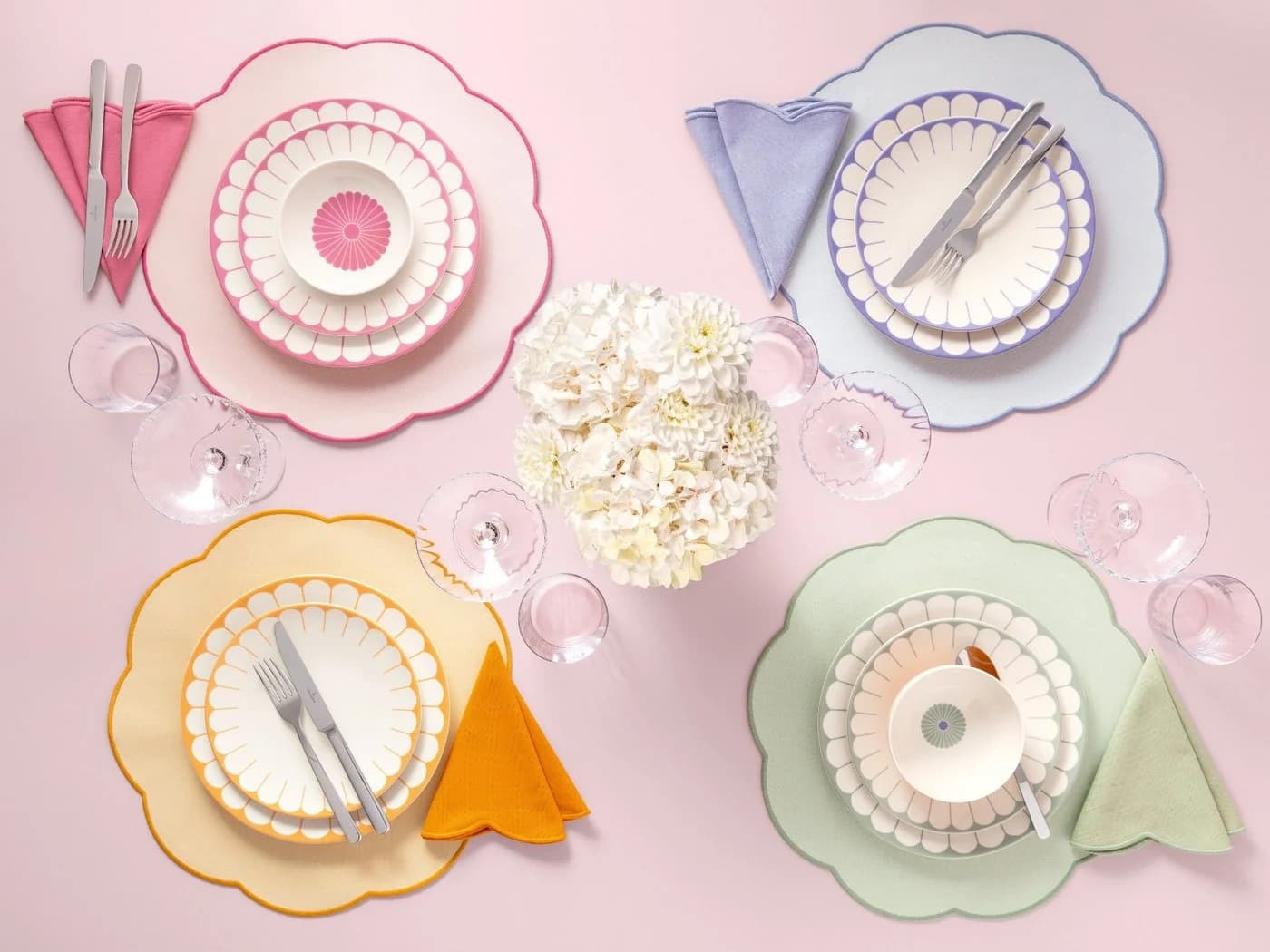 Villeroy & Boch Stoffserviette Fleur Accessoires soleil 2erSet Gelb 40x40cm - Bild 4
