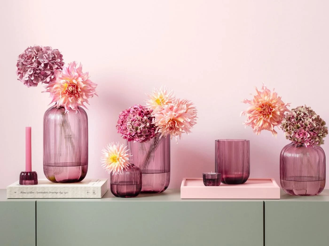 Villeroy & Boch Dekovase Fleur 19 cm Pink Glas - Bild 3