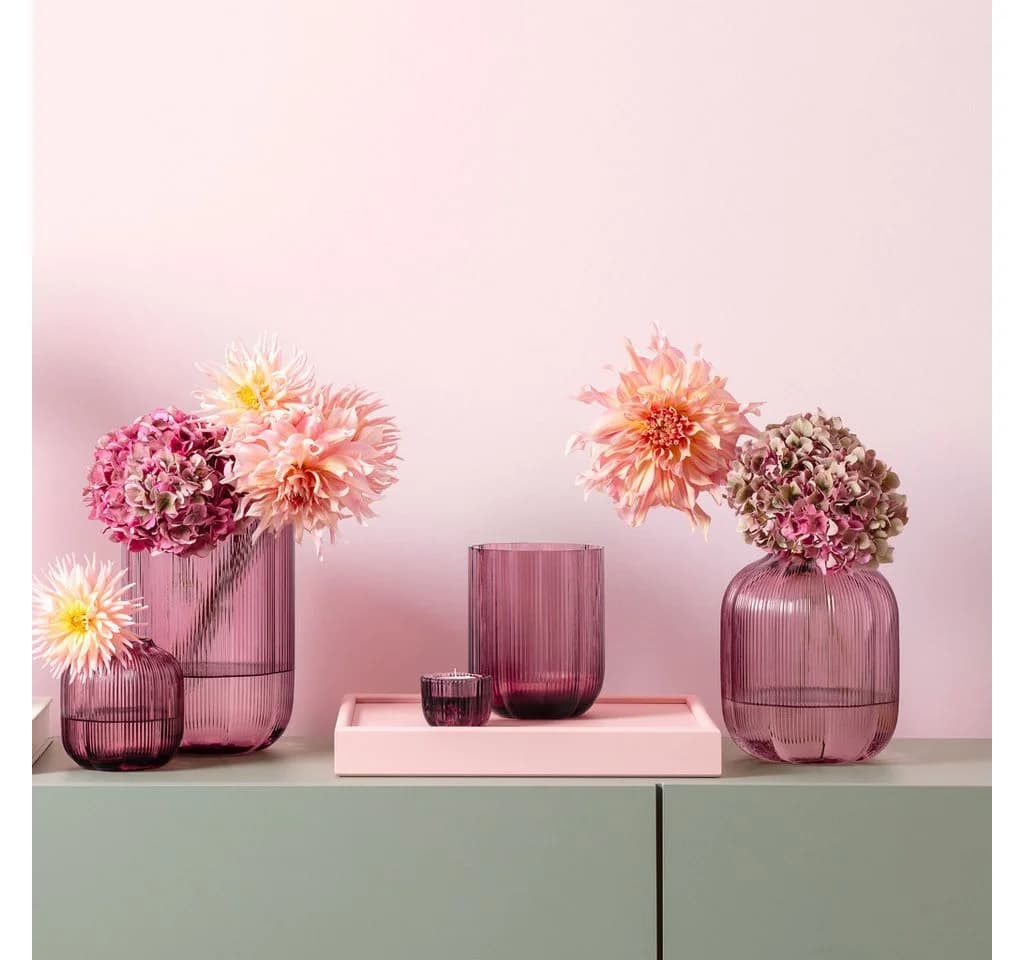 Villeroy & Boch Dekovase Lila Glas Modern