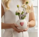 Villeroy & Boch Dekovase With Love 11,5 cm Weiß Premium Porzellan Bild 1