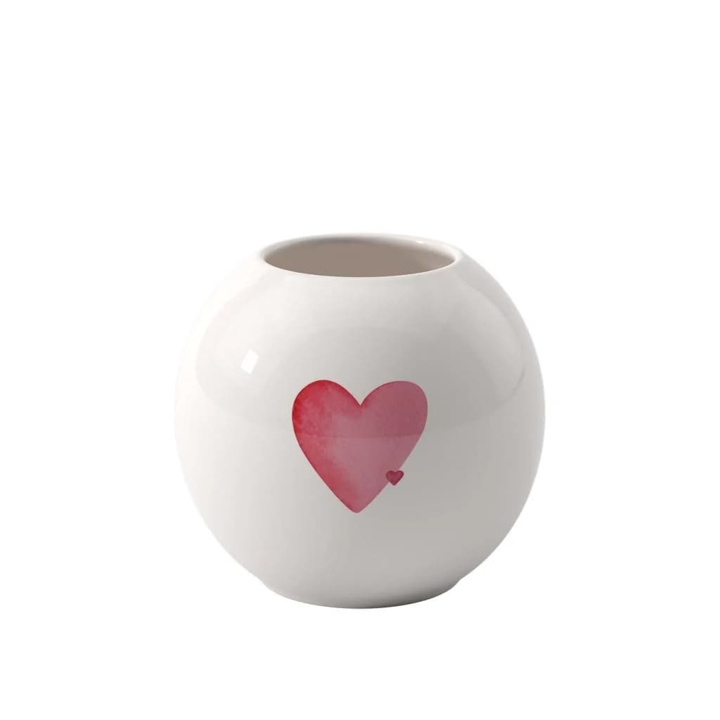 Villeroy & Boch Dekovase With Love 11,5 cm Weiß Premium Porzellan - Bild 5