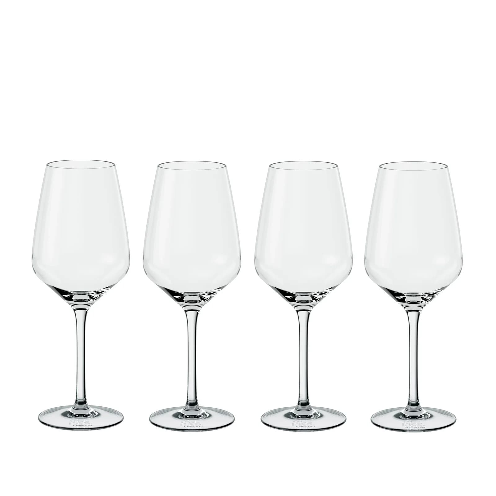 LIKE. BY VILLEROY & BOCH Weißweinglas-Set 4-tlg. Kristallglas Klar
