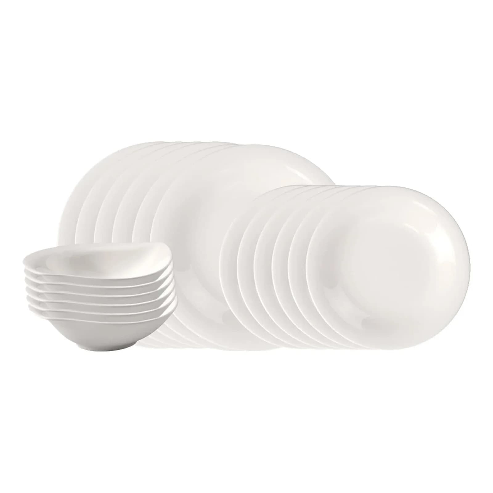 Villeroy & Boch like. Essential Dinner-Set 18-teilig Weiß