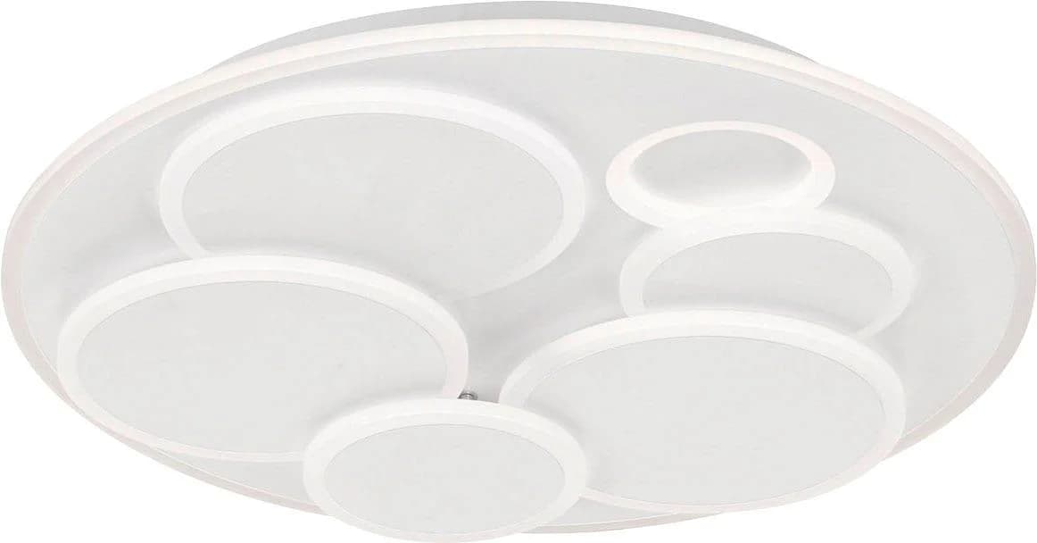 Fischer und Honsel LED-Deckenlampe Dots Weiß Metall/Acryl CCT