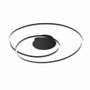 FISCHER & HONSEL LED Deckenleuchte Holy Beige/Schwarz Dimmbar Bild 1