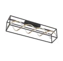 FISCHER & HONSEL LED Deckenleuchte dimmbar schwarz gold mit Fernbedienung Bild 1