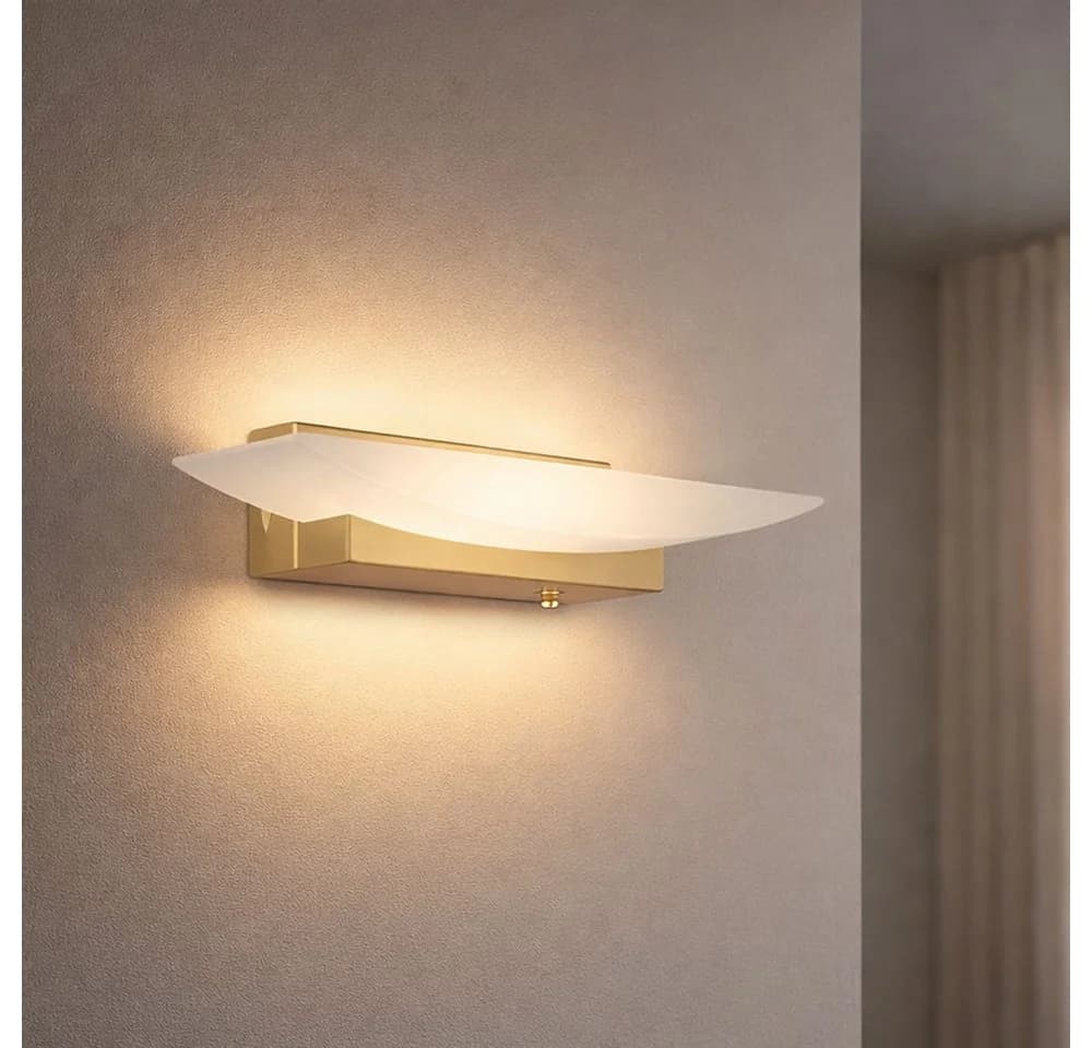 FISCHER & HONSEL LED Wandleuchte mit Touchdimmer und CCT-Funktion, Messing - Bild 2