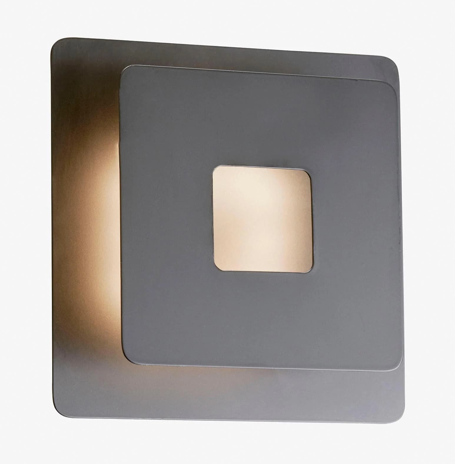 FISCHER & HONSEL Wandleuchte Hennes Sandschwarz Modern LED
