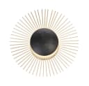 Fischer und Honsel LED-Wandleuchte Varras indirekt Ø30cm schwarz/gold Bild 1