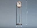 FISCHER & HONSEL Stehlampe Industrial Schwarz Rauchglas Bild 4