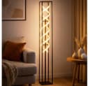 FISCHER & HONSEL Stehlampe Gian Beige Sandschwarz 135 cm LED Dimmbar Bild 2