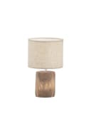 Fischer & Honsel Tischleuchte Sand 35 cm Textil Bild 2