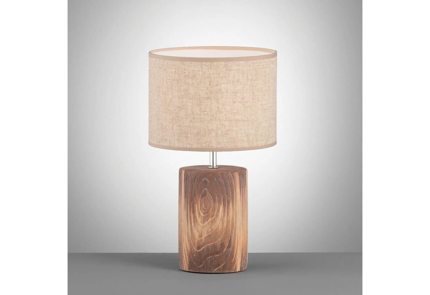 FISCHER & HONSEL Tischleuchte Malik Beige Beton