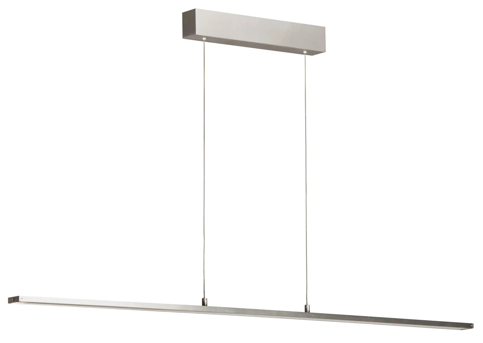 Pendelleuchte MARLO Aluminiumfarben Dimmbar 140 cm Fischer und Honsel