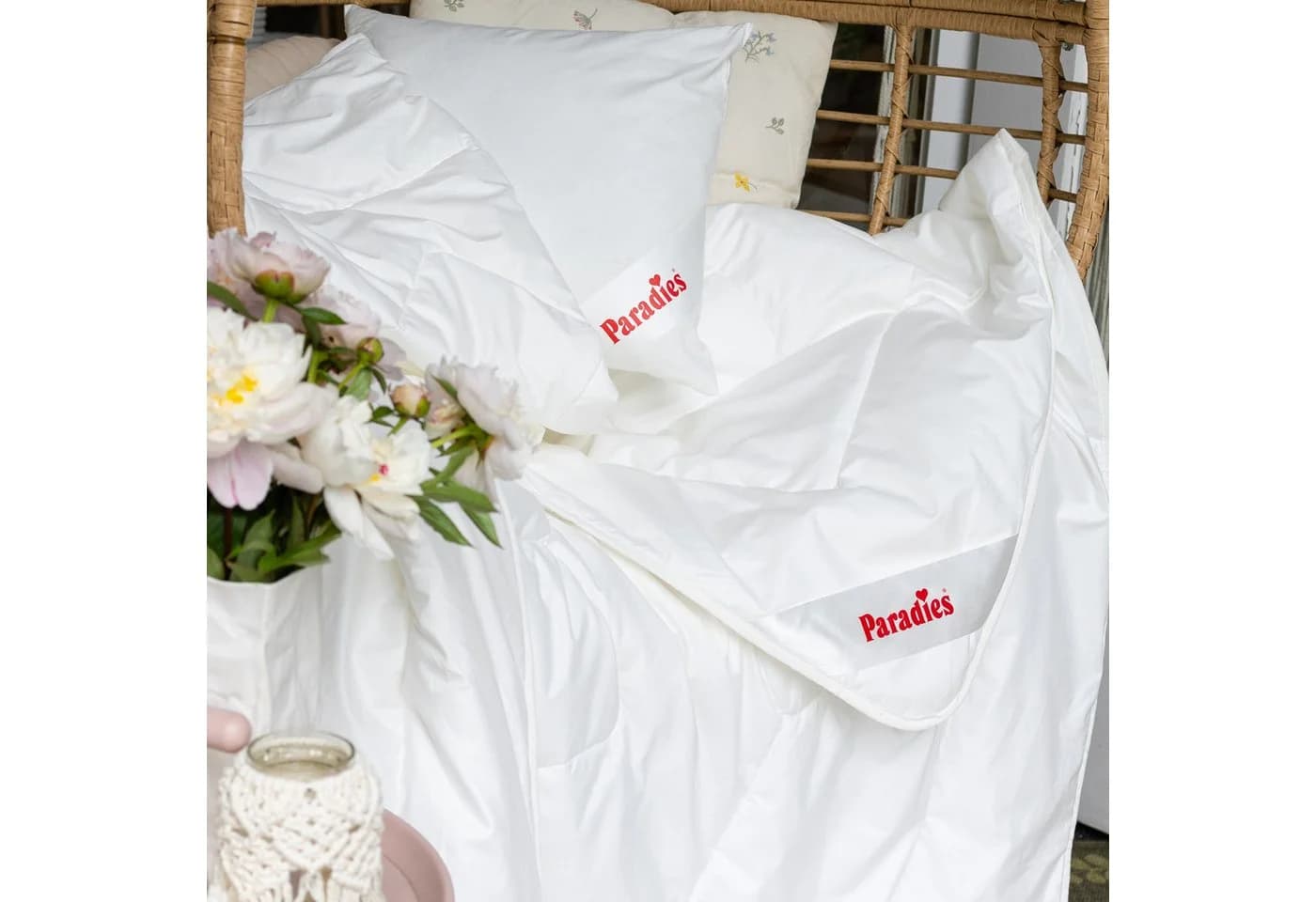 Paradies Kunstfaserbettdecke Prima Bio Sommerdecke 100% Polyester Baumwolle - Bild 4
