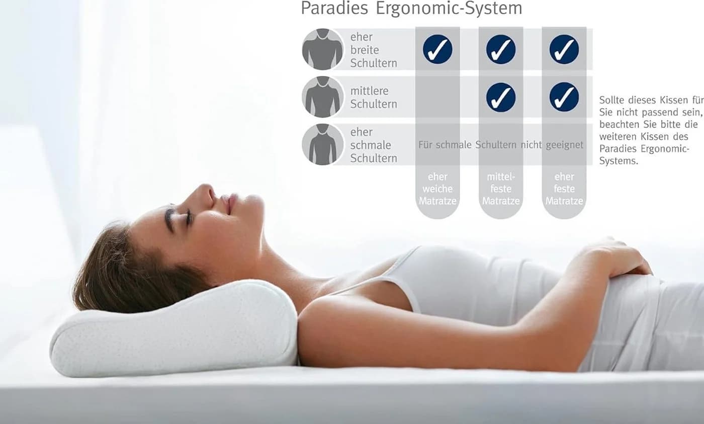 Paradies Nackenstützkissen LATEX Vario - Ergonomischer Latex-Stützkern - Bild 3