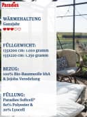 Paradies Avera Bio Kunstfaserbettdecke 135x200 Weiß Ganzjahresdecke Bild 1