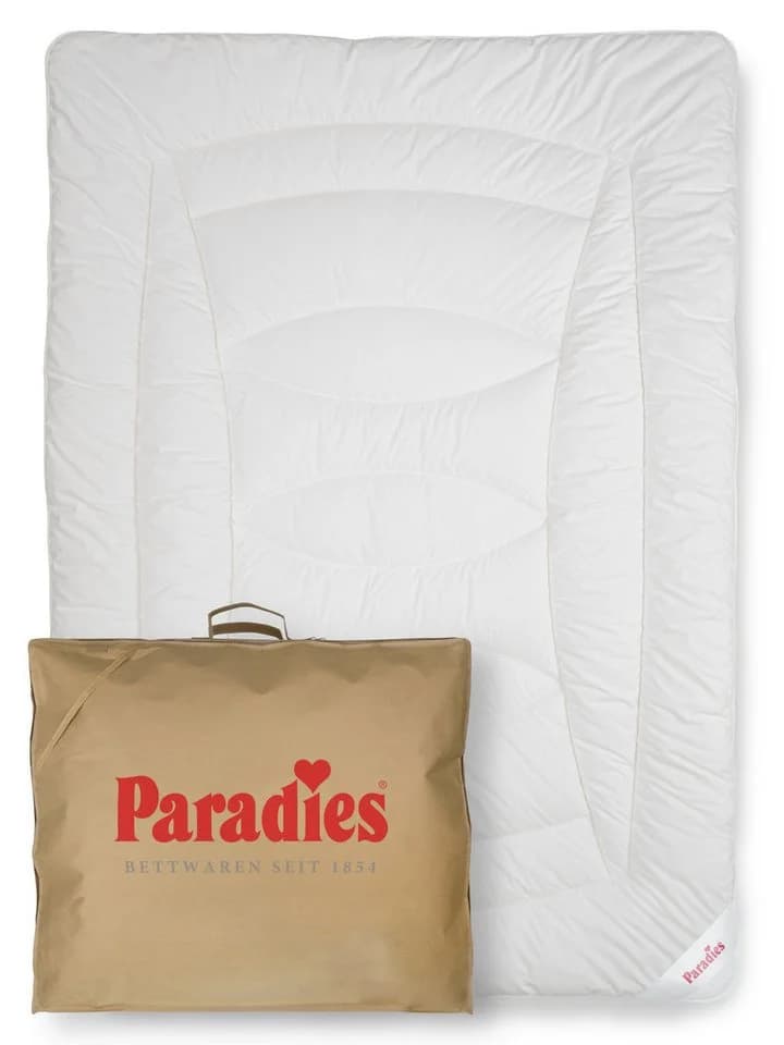 Paradies Kunstfaserbettdecke Avera mit Lyocell, 155x220 cm, Weiß - Bild 2