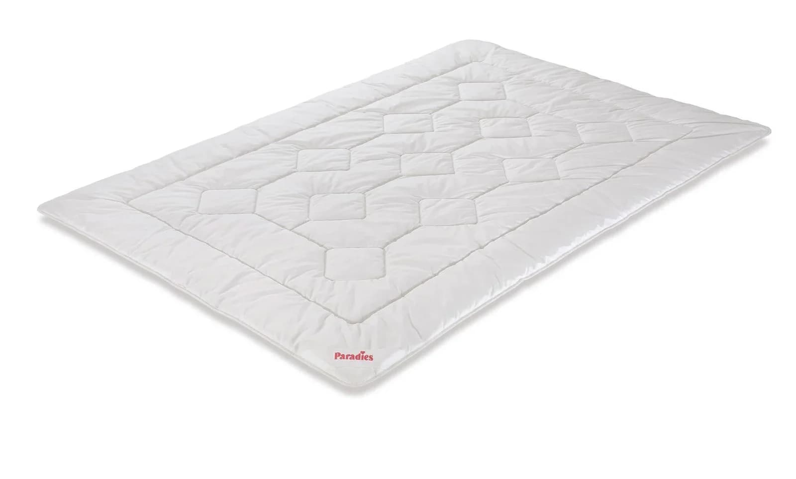 Paradies Ganzjahresbett Sinfonie Bio Leicht Warm Weiß Baumwolle