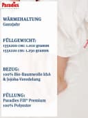 Paradies Runa Bio Bettdecke 100% Bio-Baumwolle Vegan Bild 1
