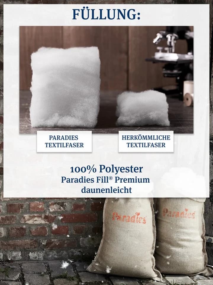 Paradies Runa Bio Bettdecke 100% Bio-Baumwolle Vegan - Bild 4