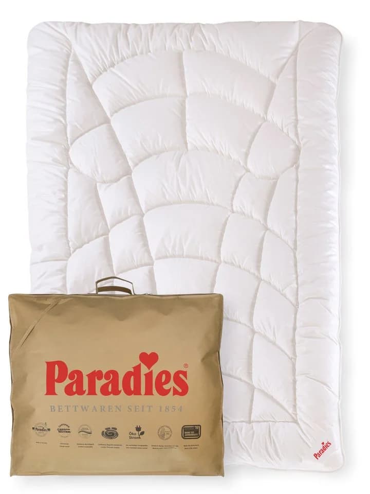 Paradies Runa Bio Kunstfaserbettdecke Winterdecke 100% Polyester Bio-Baumwolle - Bild 2