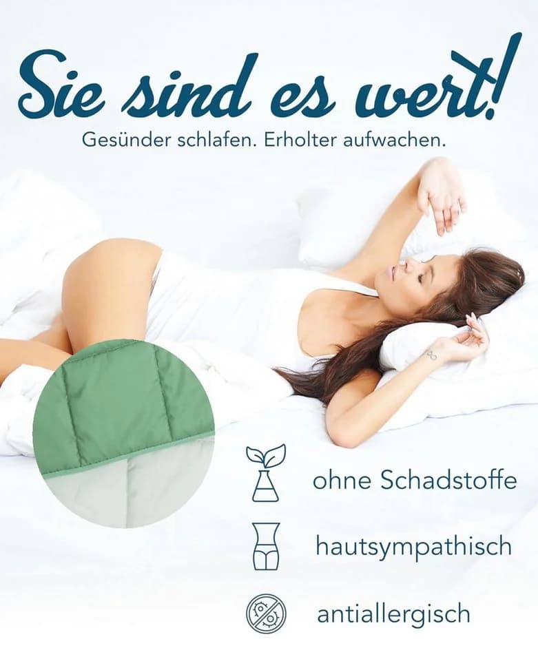 Paradies Sommerdecke Solaya Mikrofaser ohne Bettwäsche grün