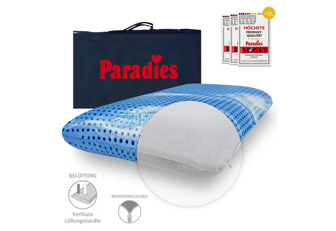 Paradies Nackenstützkissen reVita soft mit Memoryschaum