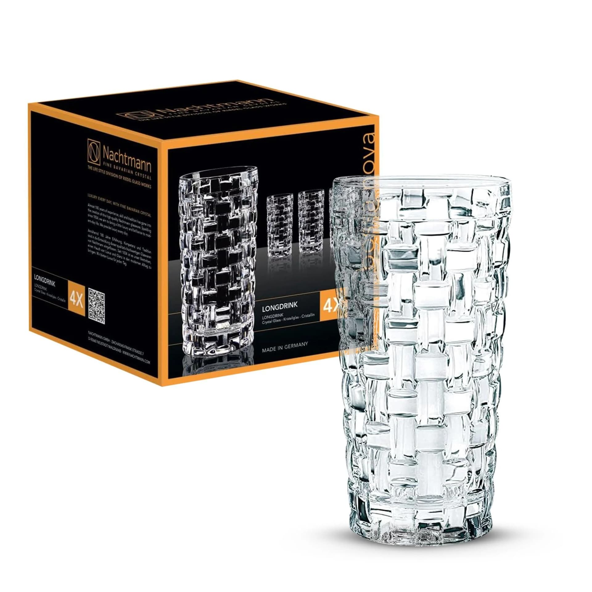 Nachtmann Bossa Nova Longdrinkgläser 395 ml 4er Set