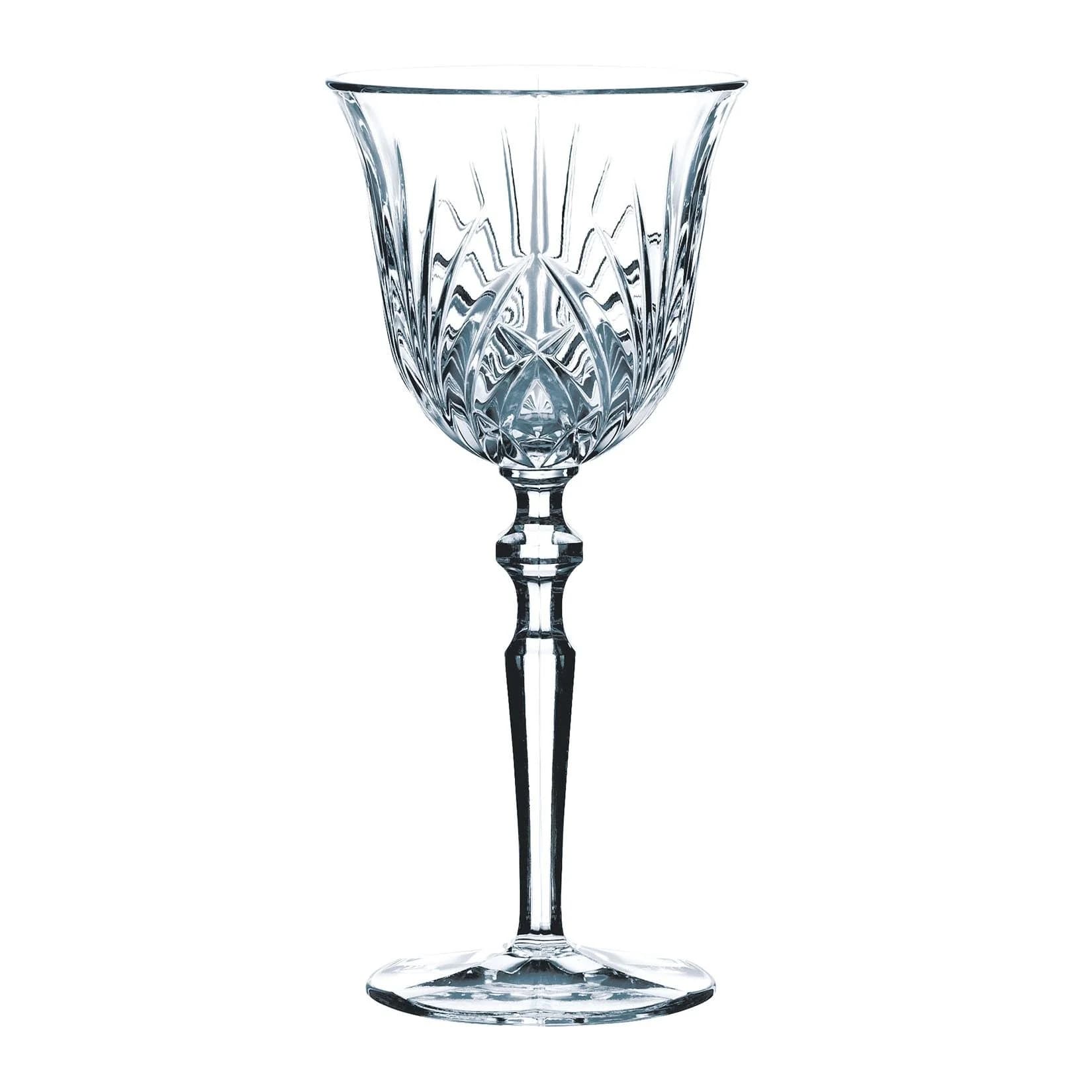Eleganter Weißweinkelch aus Kristallglas