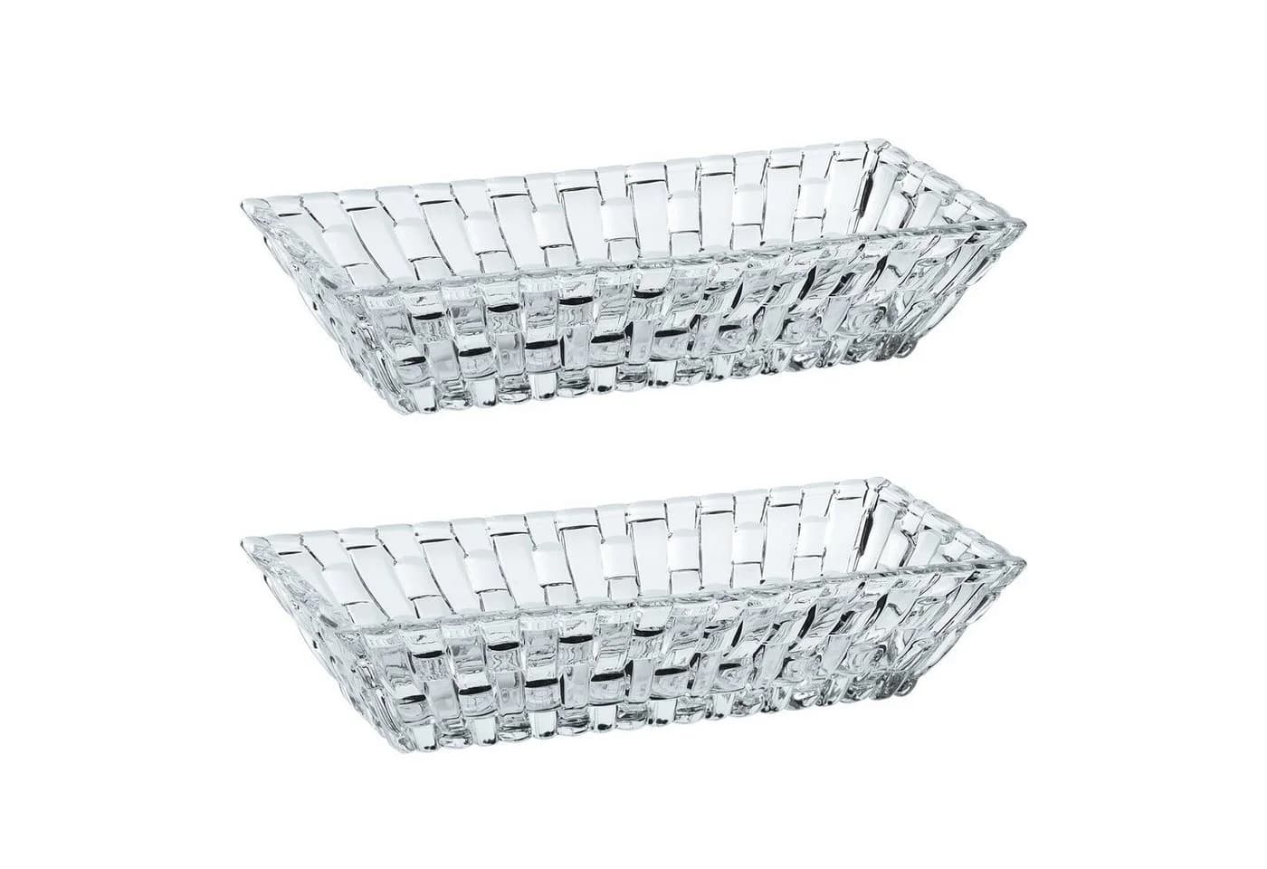 Nachtmann Bossa Nova Schale rechteckig 17 cm, 2er-Set - Bild 2