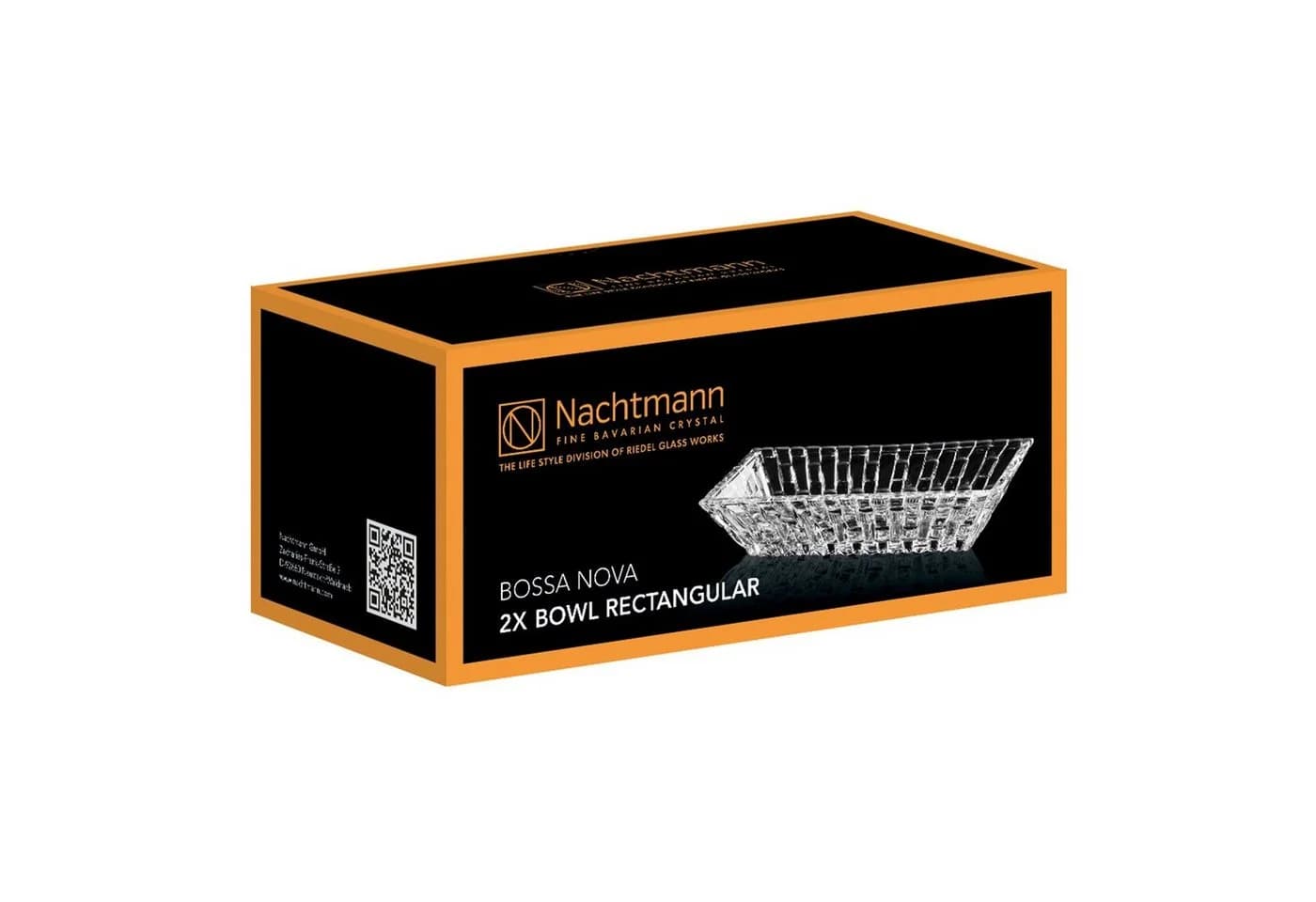 Nachtmann Bossa Nova Schale rechteckig 17 cm, 2er-Set - Bild 3
