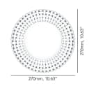 Nachtmann Bossa Nova Speiseteller 27 cm Kristallglas 2er Set Bild 1