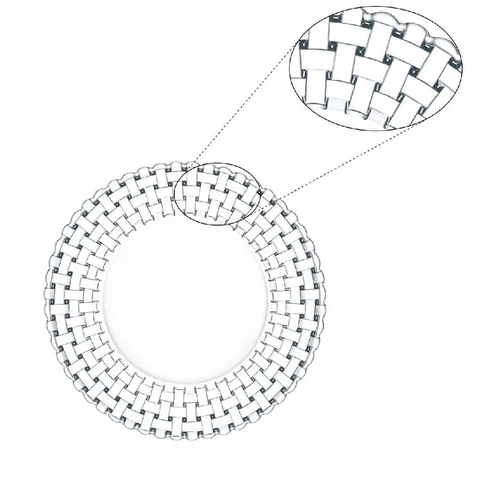 Nachtmann Bossa Nova Speiseteller 27 cm Kristallglas 2er Set - Bild 3