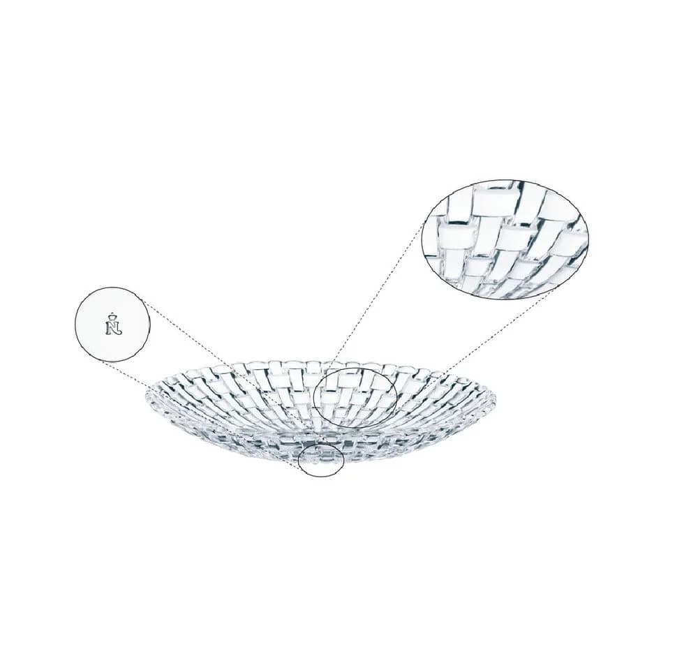 Nachtmann Bossa Nova Servierschale rund 21 cm 2er Set Kristallglas - Bild 4