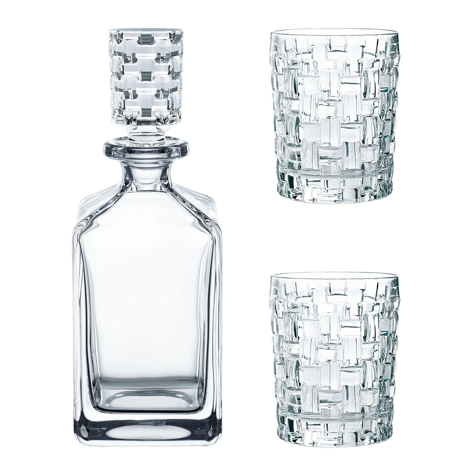 Nachtmann Whiskygläser + Karaffe Bossa Nova 3er Set Kristallglas