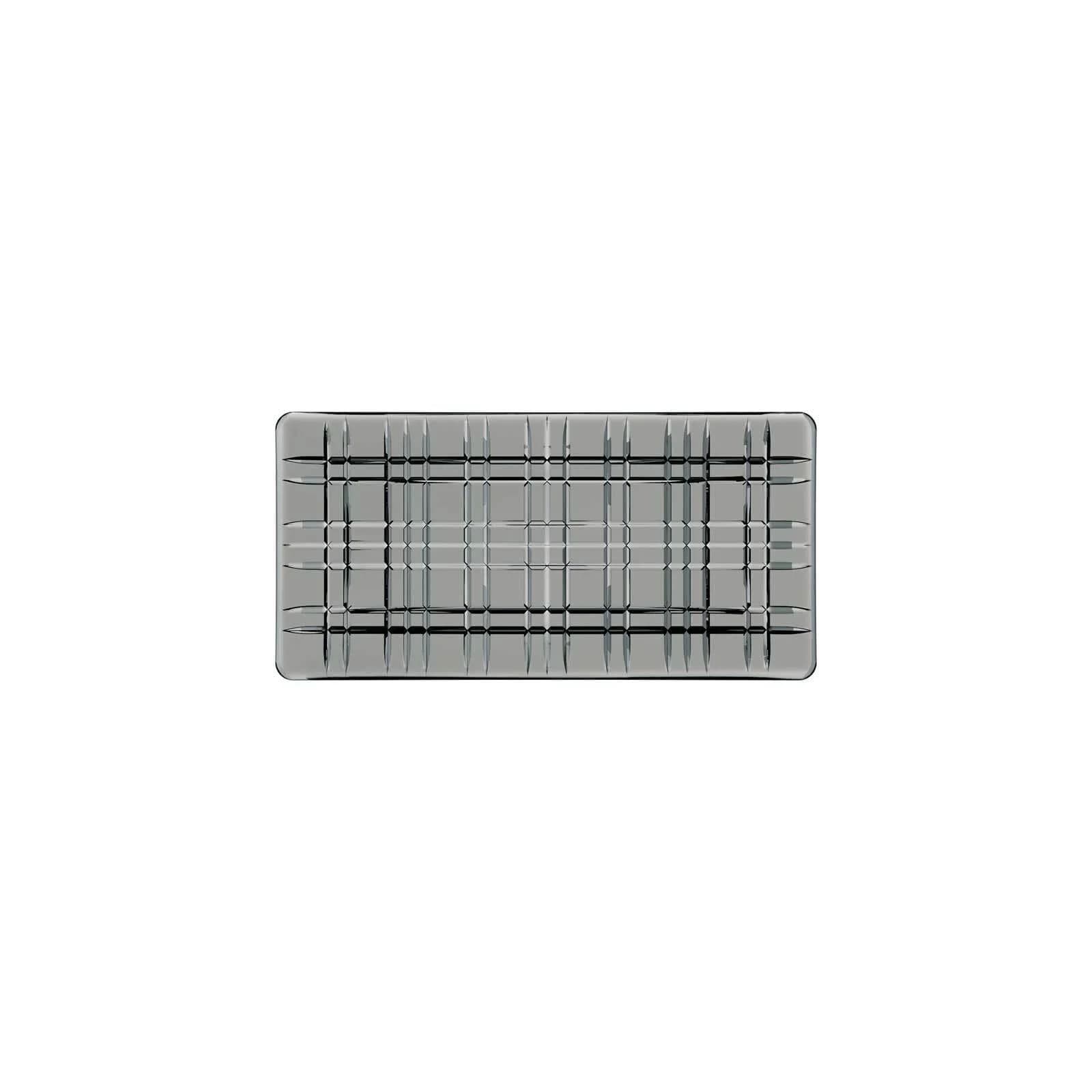 Nachtmann Square Servierplatte 28 x 14 cm Grau