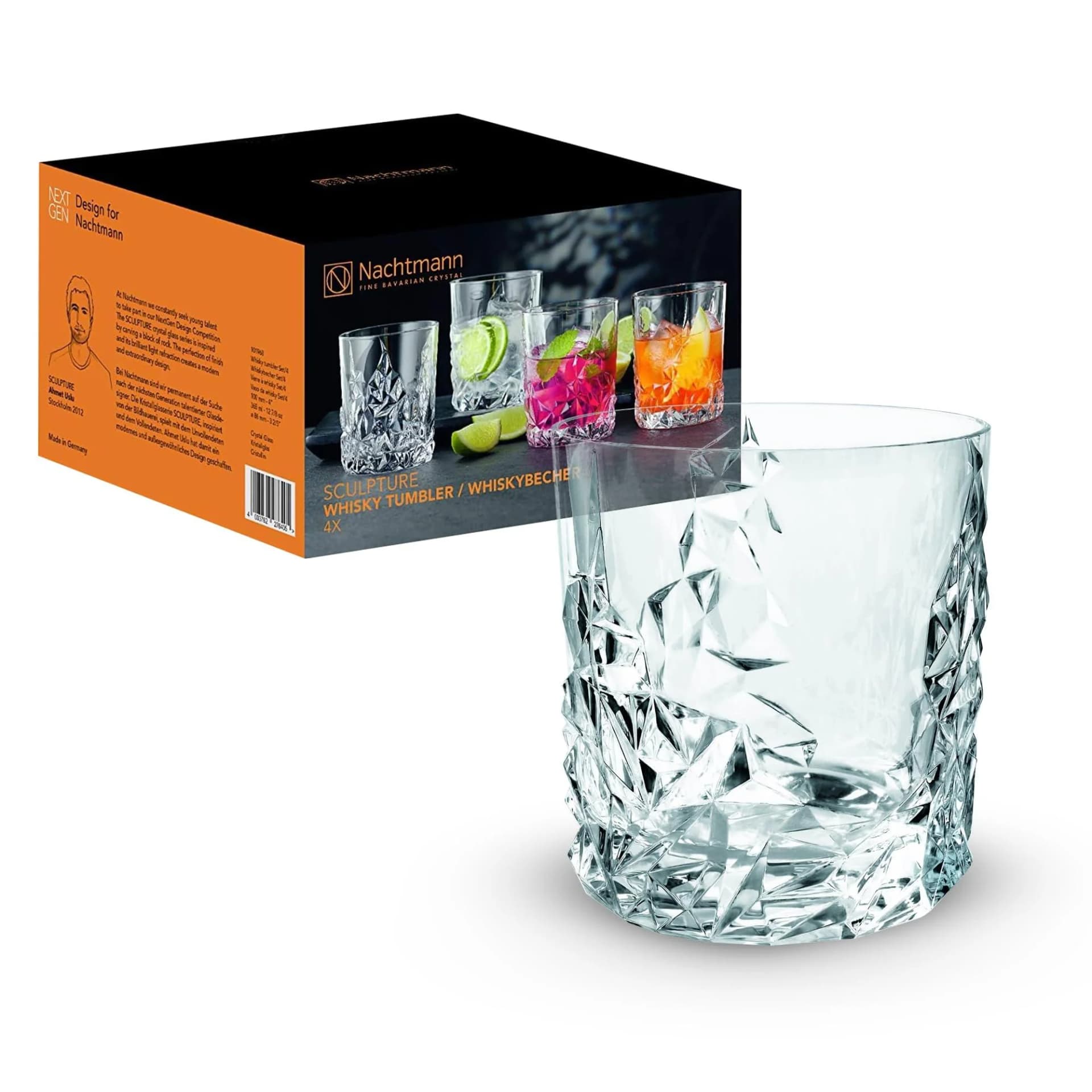 Nachtmann Whiskygläser Sculpture 4-tlg. Transparent Glas - Bild 2