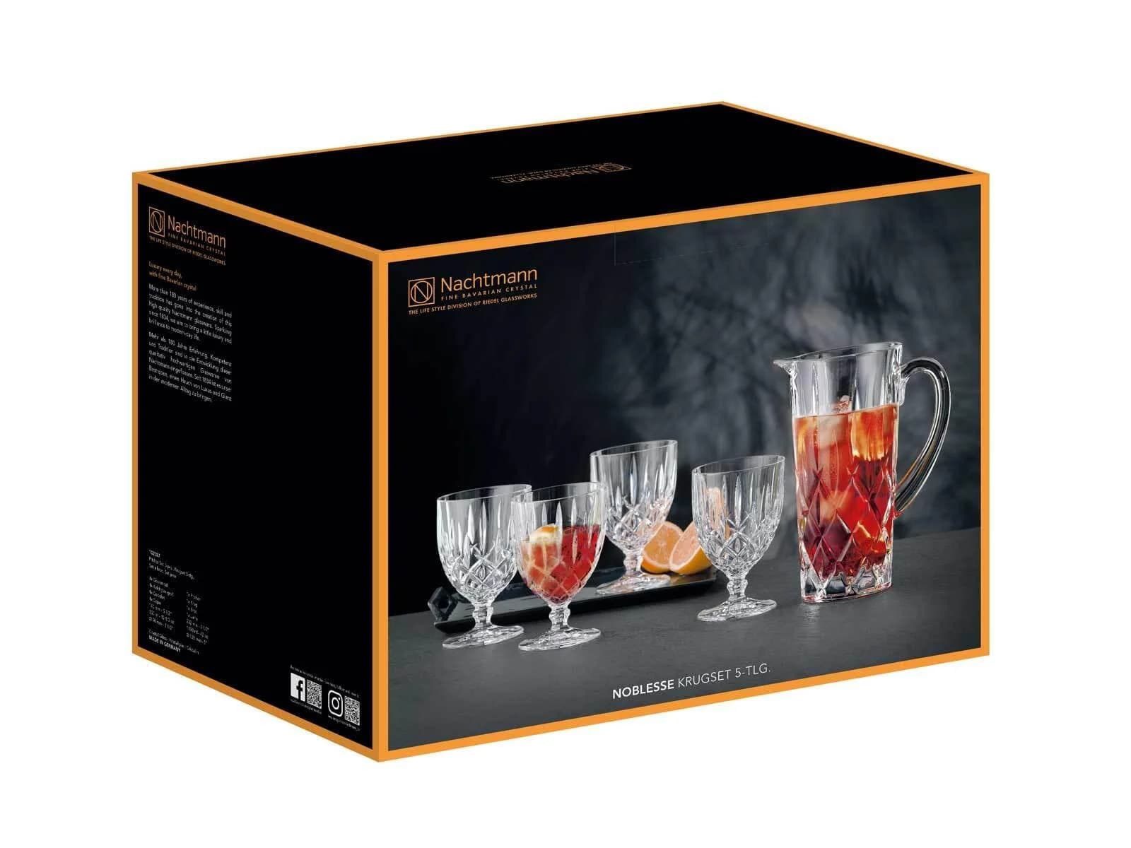 Nachtmann Krugset Noblesse 5er Set Kristallglas